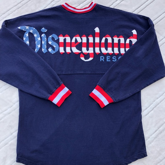 Disney Tops - Disney land resort long sleeve soft blue graph shirt